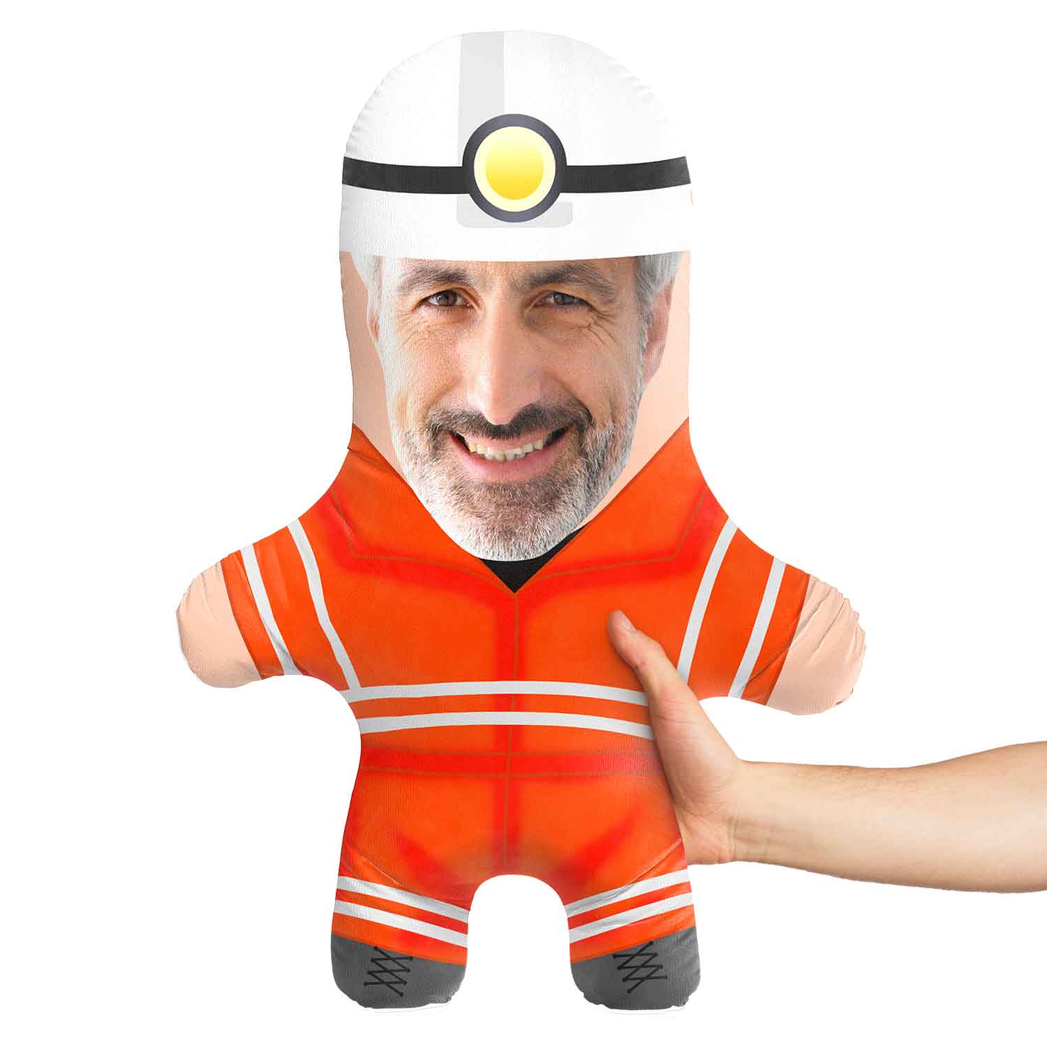 Railway Worker Face Pillow
