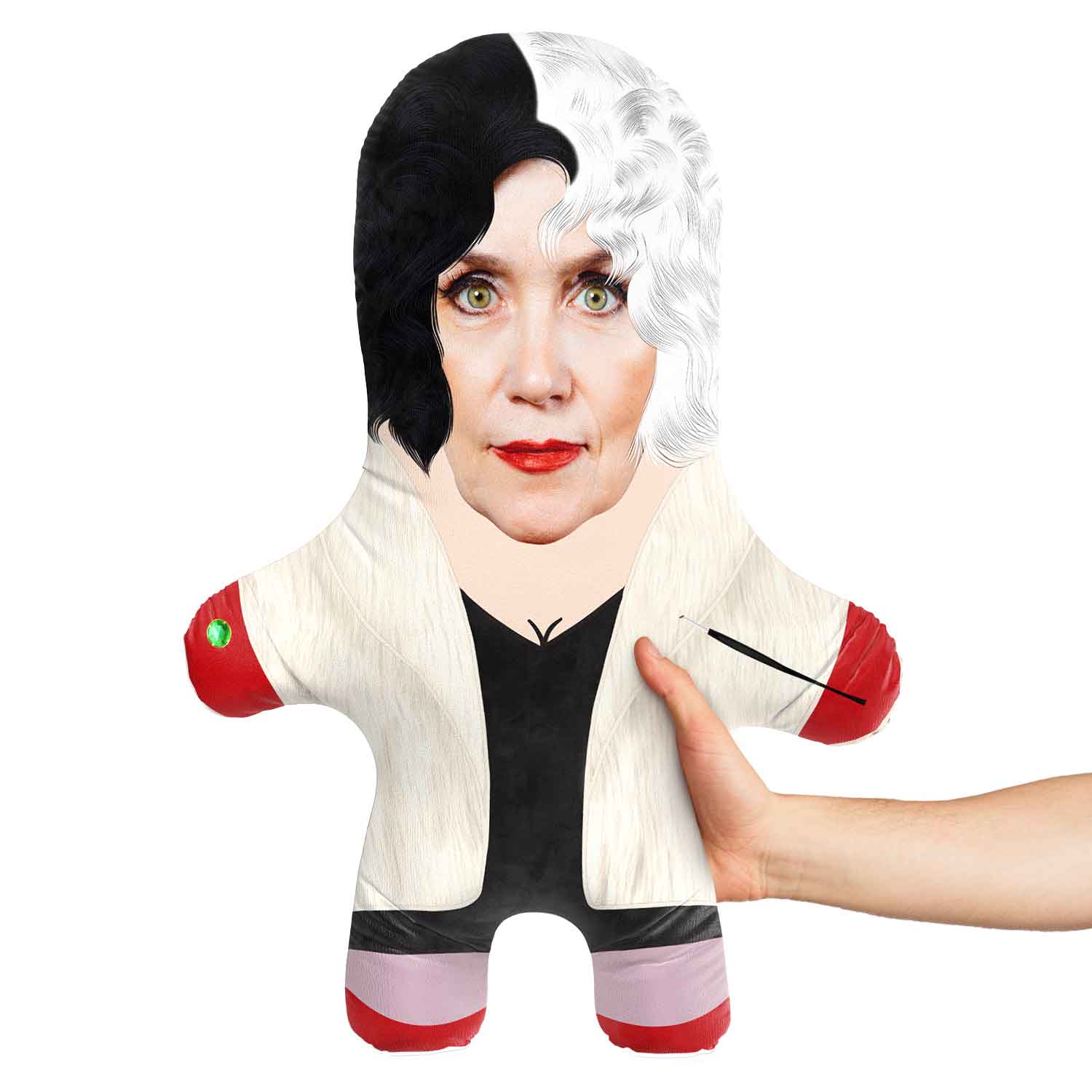Female Villain Face Pillow