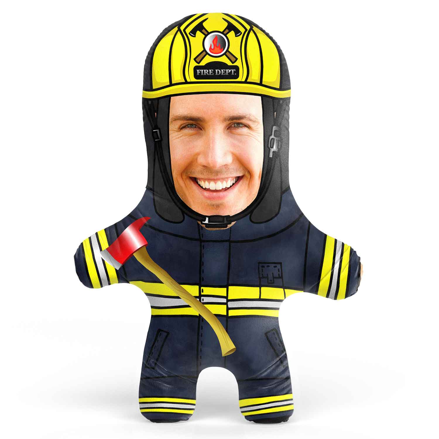 fireman face pillow