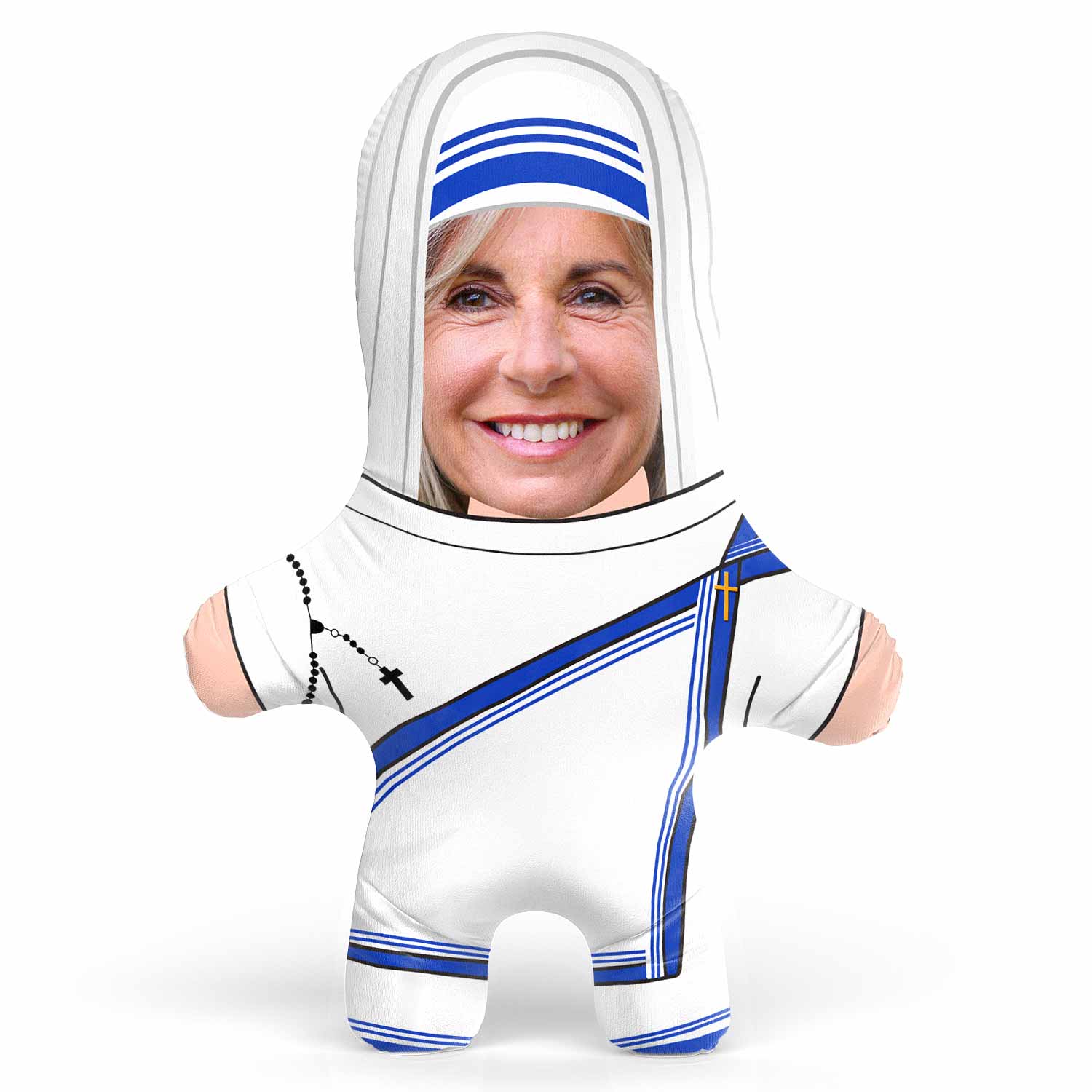 Mother Theresa Face Pillow