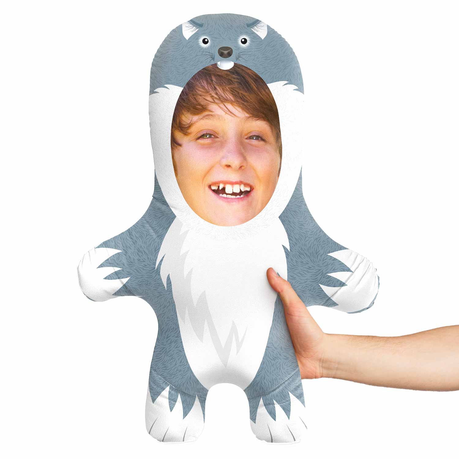 Wolf Face Pillow