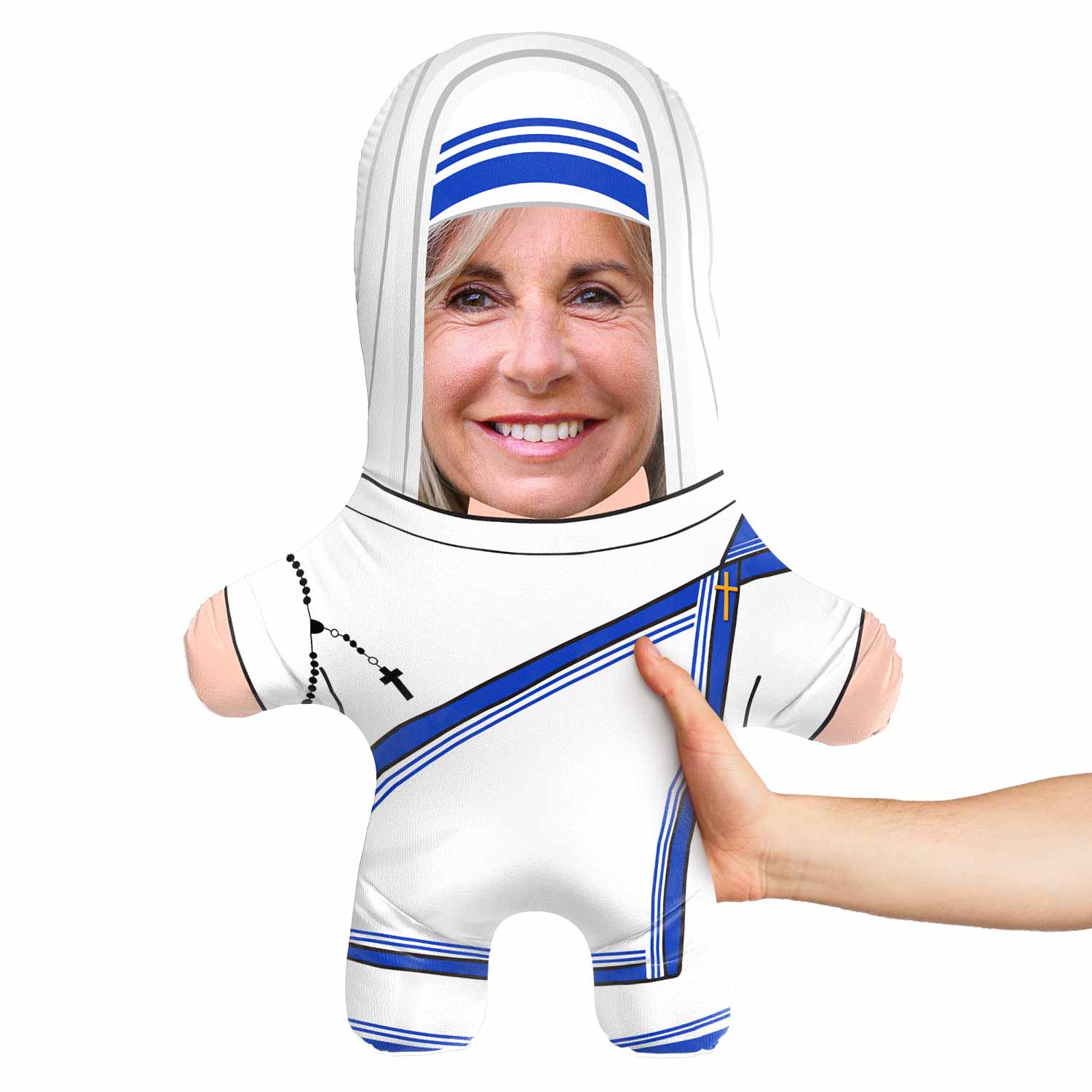 Mother Theresa Face Pillow