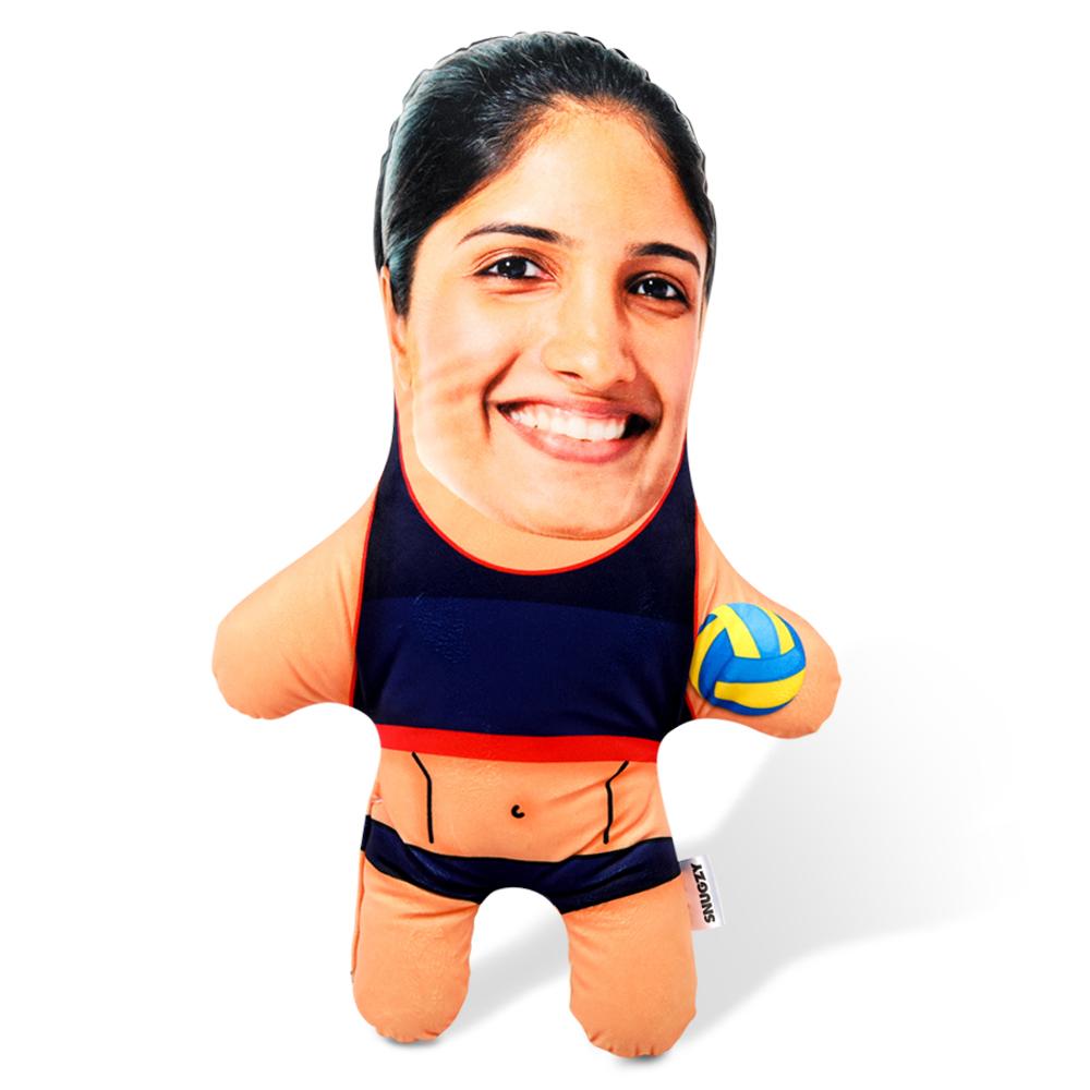 Beach Volleyball Face Pillow