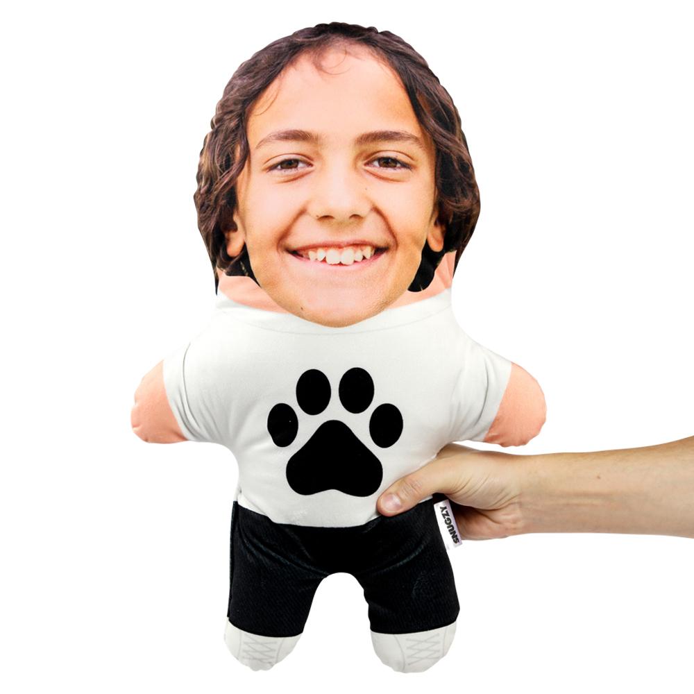 Paw Print T-Shirt Face Pillow